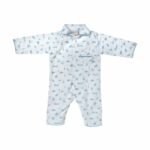 blue nursery romper